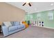 Large, colorful bonus room with plenty of space for entertaining and recreation at 2708 S Santa Rita --, Mesa, AZ 85209