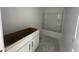Bathroom featuring a tub and shower, along with a vanity cabinet awaiting a sink at 4329 E Brook Lynn Pl, San Tan Valley, AZ 85143