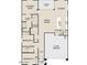 Open-concept floor plan featuring a great room, kitchen, owner's suite, three bedrooms, and a two-car garage at 4329 E Brook Lynn Pl, San Tan Valley, AZ 85143