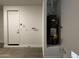 Interior garage view with a modern water heater installed at 4329 E Brook Lynn Pl, San Tan Valley, AZ 85143
