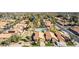 Community aerial view with lush landscaping, pool, and well-maintained homes in a desirable neighborhood at 5016 E Waltann Ln, Scottsdale, AZ 85254