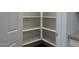Walk-in pantry with adjustable shelving for optimal storage and organization at 5519 S 240Th Ln, Buckeye, AZ 85326
