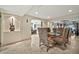 Dining room with an arched entry, recessed lighting, and seating for eight at 902 W Moon Valley Dr, Phoenix, AZ 85023