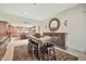 Spacious and bright, the kitchen extends into the dining area, enhancing functionality and Gathering interaction at 902 W Moon Valley Dr, Phoenix, AZ 85023