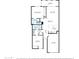 Detailed floor plan showing the layout of the home, including the living room, kitchen, bedrooms and bathrooms at 1021 S Greenfield Rd # 1106, Mesa, AZ 85206