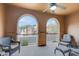Inviting balcony with comfortable seating and views of the surrounding neighborhood at 10655 N 9Th St # 207, Phoenix, AZ 85020