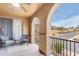 Inviting balcony with comfortable seating and views of the surrounding neighborhood at 10655 N 9Th St # 207, Phoenix, AZ 85020