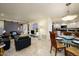 Inviting open-concept living space blending the kitchen, dining, and living areas at 12212 N Paradise Village S Pkwy # 444, Phoenix, AZ 85032