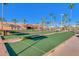 An inviting bocce ball court. A perfect spot for community recreation at 12939 W Prospect Dr, Sun City West, AZ 85375