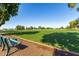 Expansive green space and bench seating create a peaceful outdoor environment at 12939 W Prospect Dr, Sun City West, AZ 85375