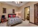 Cozy bedroom with comfortable bed, warm lighting, and stylish furnishings at 4431 E Gemini Pl, Chandler, AZ 85249