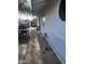 A view of the white brick exterior showing the side of the home at 4610 W Indianola Ave, Phoenix, AZ 85031