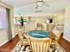 Upstairs game room featuring hardwood floors, a poker table, and views of the landing at 4750 W Saddlehorn Rd, Phoenix, AZ 85083