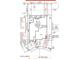 A plot map displaying property lines, building placement, and other measurements at 5445 N 178Th Ave, Litchfield Park, AZ 85340