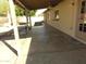 Spacious back patio with ceiling fan, and access to the home's interior at 6242 E Hearn Rd, Scottsdale, AZ 85254