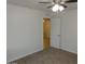 Cozy bedroom featuring a ceiling fan and neutral carpet flooring at 6242 E Hearn Rd, Scottsdale, AZ 85254
