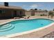 Backyard pool with stairs, great for relaxing and enjoying the outdoors at 6242 E Hearn Rd, Scottsdale, AZ 85254