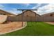 Enjoy a large backyard with a swing set and fire pit. It's great for relaxation, Gathering fun and outdoor entertaining at 6785 W Tether Trl, Peoria, AZ 85383