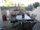 Outdoor patio with comfortable seating, privacy fence, and a relaxing atmosphere at 7710 E Gainey Ranch E Rd # 115, Scottsdale, AZ 85258