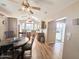 Bright kitchen featuring skylights, wood cabinets, an island, and stainless steel appliances at 903 S Mineshaft Dr, Apache Junction, AZ 85119