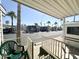 View from porch steps overlooking the community with mature palm trees at 903 S Mineshaft Dr, Apache Junction, AZ 85119