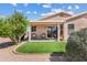 Cozy covered patio with a no-grass backyard perfect for low-maintenance living at 1433 E Indian Wells Dr, Chandler, AZ 85249