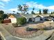 An aerial view showcases the property's landscaping and curb appeal at 17234 N Paradise Park Dr, Phoenix, AZ 85032