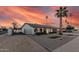 Beautiful single-story home with desert landscaping, arched entryway, and gated entrance at 1949 E Oxford Dr, Tempe, AZ 85283