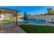 Backyard with a refreshing pool, patio, and inviting lounge area, creating an ideal outdoor retreat at 1949 E Oxford Dr, Tempe, AZ 85283