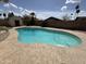 Backyard pool and patio area, ideal for entertaining guests and enjoying outdoor living at 2223 W 8Th Ave, Mesa, AZ 85202