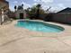 Spacious backyard pool and patio area perfect for outdoor fun at 2223 W 8Th Ave, Mesa, AZ 85202