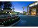 Scenic view of Norterra's commercial street, featuring palm-lined sidewalks and inviting storefronts at 2411 W Oberlin Way, Phoenix, AZ 85085