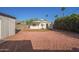 Spacious backyard is covered in gravel with an outbuilding at 2938 N 15Th Ave, Phoenix, AZ 85015