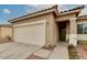 Inviting single-story home showcasing a two car garage and a well-maintained desert landscape at 3010 N Majestic Ct, Casa Grande, AZ 85122