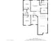 Upstairs floor plan featuring bedrooms, bathrooms, and walk in closet, offering privacy and space at 4098 E Rustler Way, Gilbert, AZ 85297