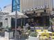 Outdoor dining view of Farm and Craft restaurant with modern architecture and patio seating at 4836 N 72Nd Way, Scottsdale, AZ 85251
