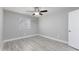Bedroom featuring a window and modern ceiling fan at 533 W Guadalupe Rd # 1068, Mesa, AZ 85210