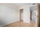 Bedroom showcasing brick wall and closet space at 5339 N Black Canyon Hwy, Phoenix, AZ 85015