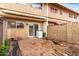 Brick patio with outdoor laundry setup and view of unit and second floor windows at 5339 N Black Canyon Hwy, Phoenix, AZ 85015