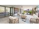 Outdoor patio with modern furniture, decorative landscaping, and privacy screens, perfect for relaxation at 7157 E Rancho Vista Dr # 3001, Scottsdale, AZ 85251