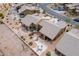 Beautiful backyard with landscaped patio featuring outdoor seating, desert landscaping, and privacy at 7380 E Canyon Wren Dr, Gold Canyon, AZ 85118