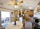 Cozy dining area with access to the porch, blending indoor and outdoor living at 1027 S Prospector Dr, Apache Junction, AZ 85119