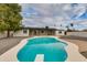 Inviting backyard pool and patio area, great for relaxation and entertaining at 12444 N 33Rd St, Phoenix, AZ 85032