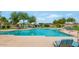 Resort-style community pool with lounge chairs and umbrellas, perfect for relaxation and enjoying sunny days at 13587 W Cypress St, Goodyear, AZ 85395