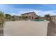 Backyard with a pool and a fence for privacy at 2106 N Bridlewood --, Mesa, AZ 85207