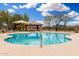 Community pool featuring crystal clear water and shaded seating areas at 34924 N 30Th Ave, Phoenix, AZ 85086