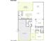 First floor plan showcasing an open layout, spacious kitchen, and a 3-car garage at 40147 N Alameda Dr, San Tan Valley, AZ 85140