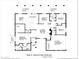 Detailed floor plan showcasing the layout of the home, including bedroom, bathroom, kitchen, and living areas at 4625 E Mountain View Rd, Phoenix, AZ 85028