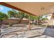 Covered backyard patio with spacious layout for relaxing and entertaining at 4693 W Tara Dr, Chandler, AZ 85226