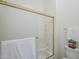 Bathroom with shower and white tile at 9142 E La Posada Ct, Scottsdale, AZ 85255